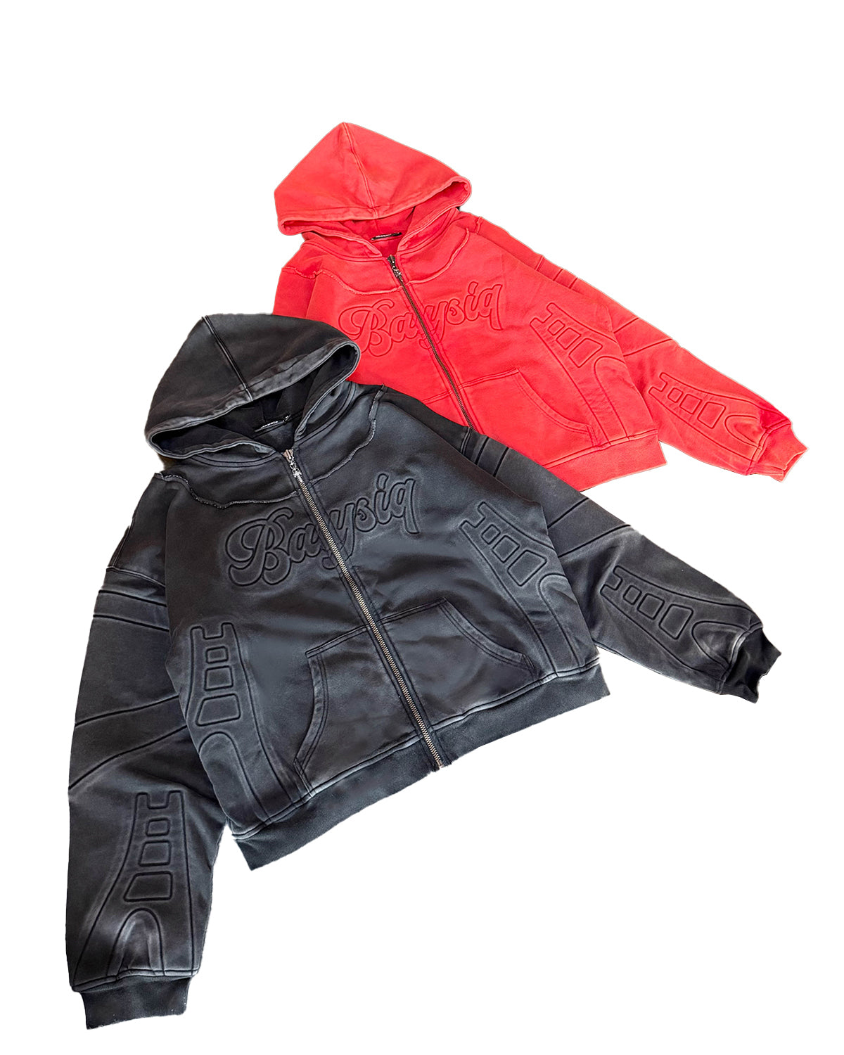 WASHED BLACK GOLDEN GATE ZIP