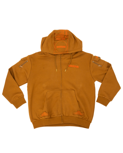 Muni Full Zip - Brown