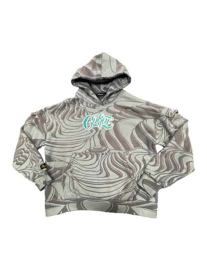 Cukui x Baysiq Native Shark Rice Fields Hoodie