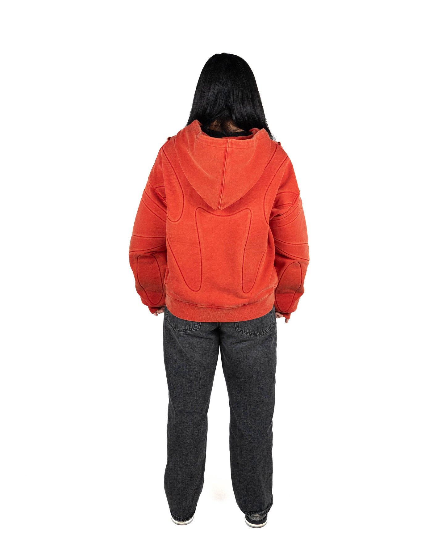 Washed Red Golden Gate Zip